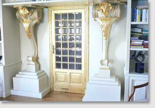 Renata De Ferrari - Restauro mensoloni e porta - 10